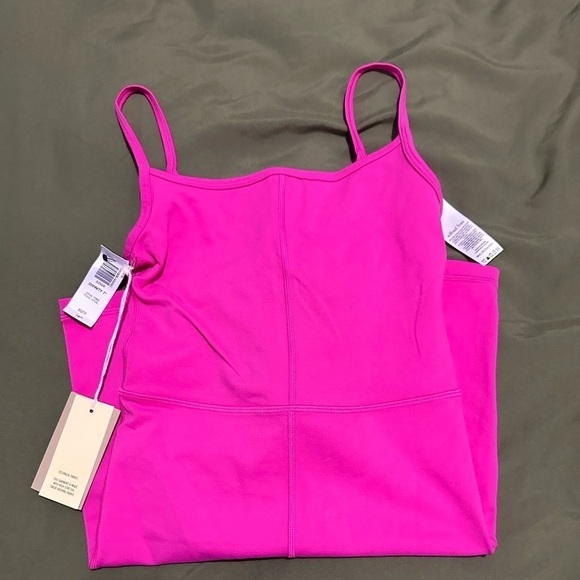 Aritzia Divinity Romper in vital pink. BRAND NEW! - Picture 7 of 9